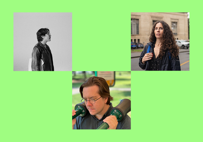 Headshots of Brian Ang, Kyle Booten, Alex Saum-Pascual