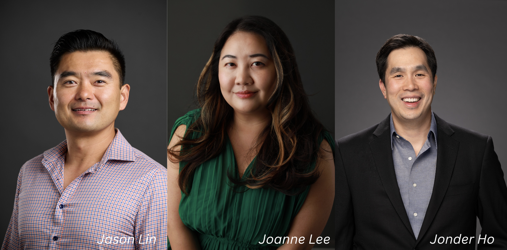 Jason Lin, Joanne Lee, Jonder Ho